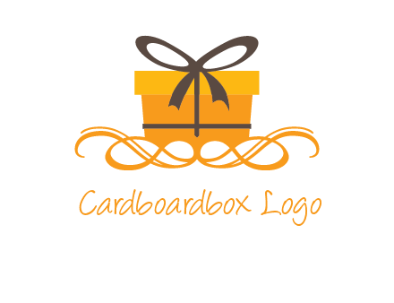elegant gift box logo