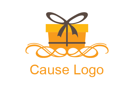 elegant gift box logo