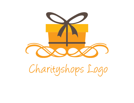 elegant gift box logo