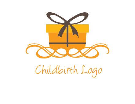 elegant gift box logo