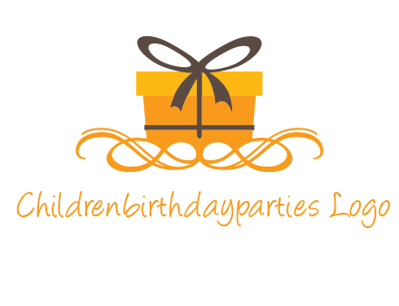 elegant gift box logo