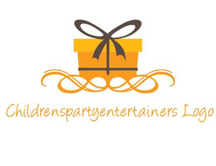 elegant gift box logo