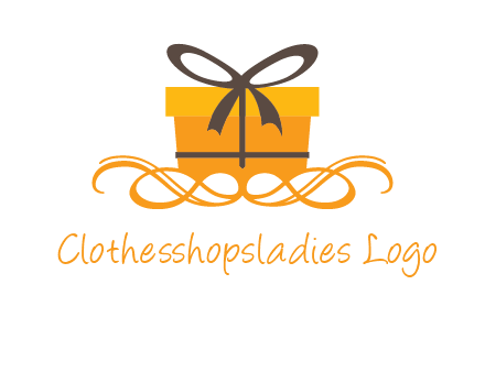 elegant gift box logo