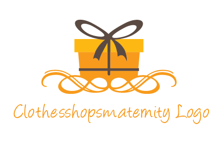 elegant gift box logo