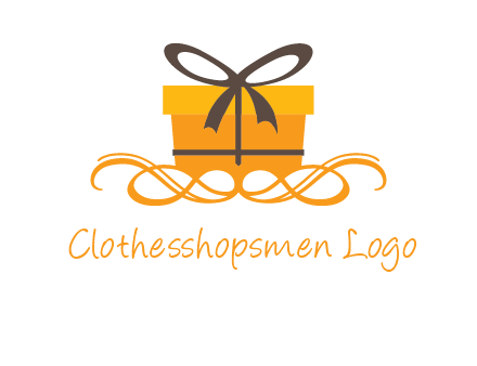 elegant gift box logo
