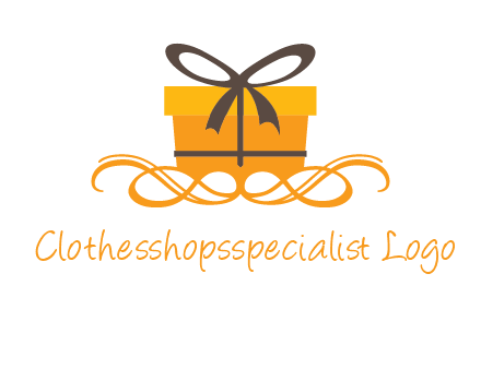 elegant gift box logo