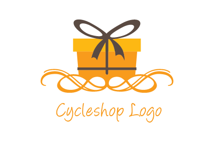 elegant gift box logo
