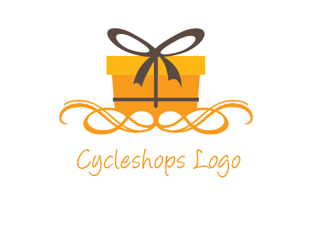 elegant gift box logo