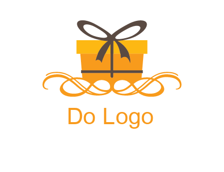 elegant gift box logo