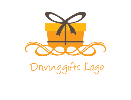 elegant gift box logo