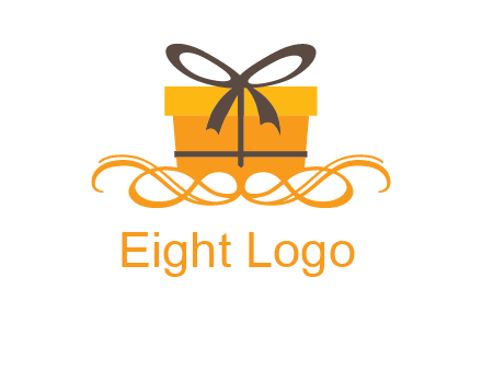 elegant gift box logo
