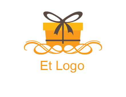 elegant gift box logo