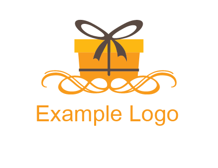 elegant gift box logo