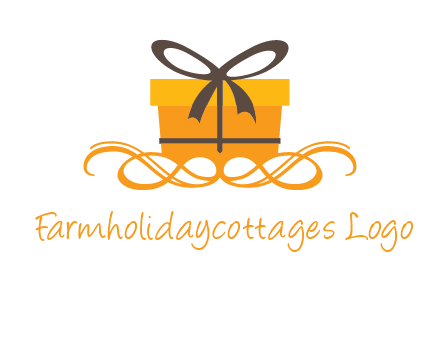 elegant gift box logo
