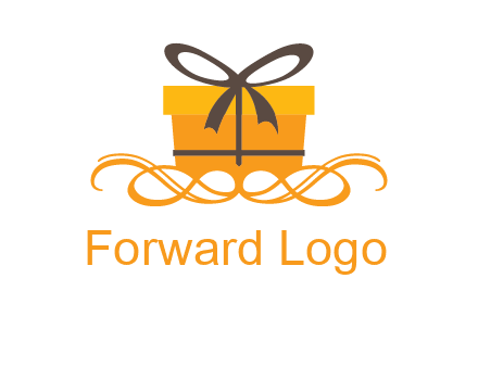 elegant gift box logo