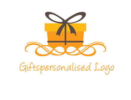 elegant gift box logo