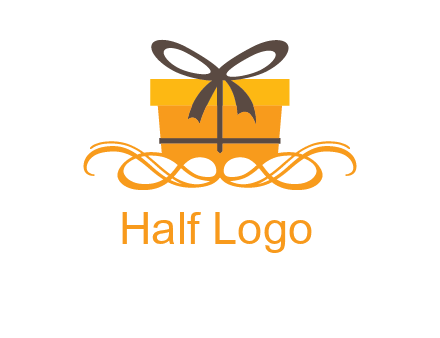elegant gift box logo