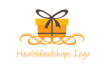 elegant gift box logo