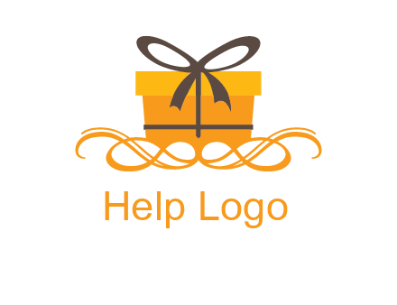elegant gift box logo