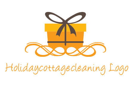 elegant gift box logo