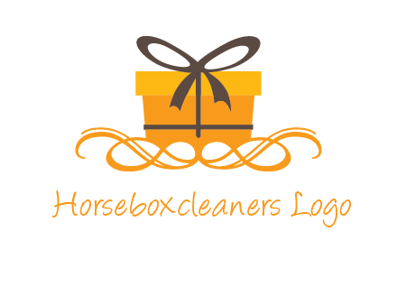 elegant gift box logo