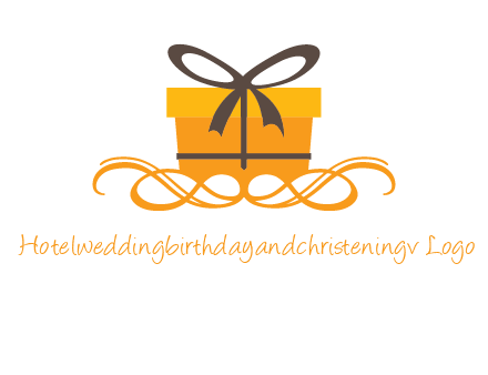 elegant gift box logo