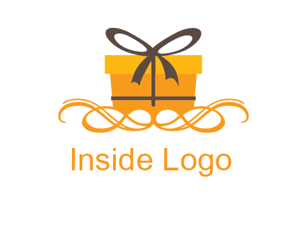 elegant gift box logo