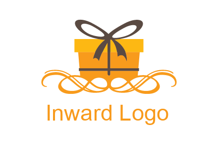 elegant gift box logo