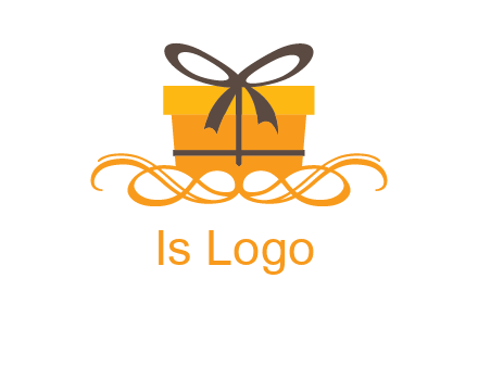 elegant gift box logo