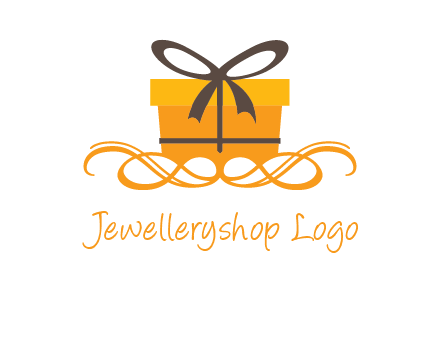 elegant gift box logo