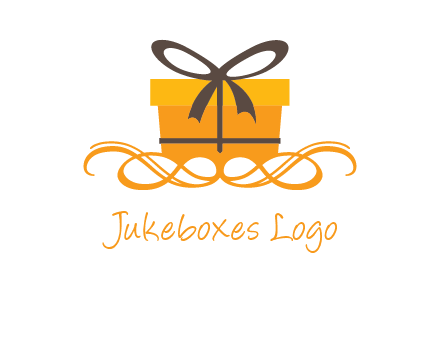 elegant gift box logo