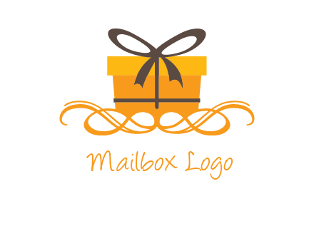 elegant gift box logo