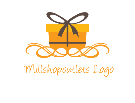 elegant gift box logo