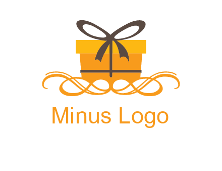 elegant gift box logo