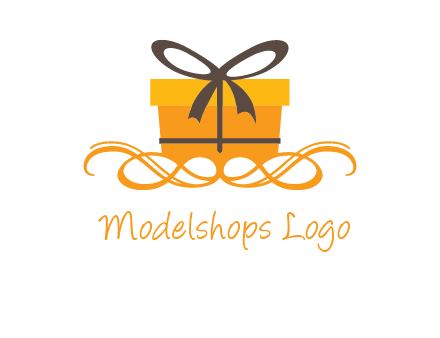 elegant gift box logo