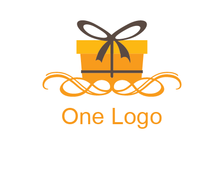 elegant gift box logo