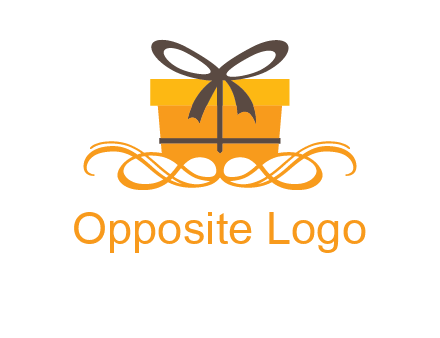 elegant gift box logo