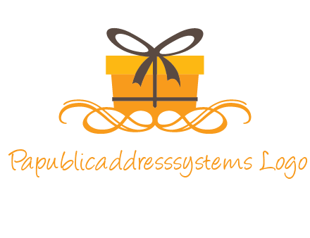 elegant gift box logo