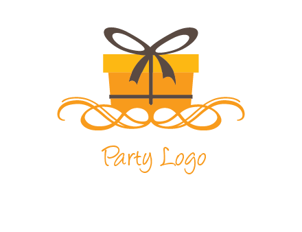 elegant gift box logo