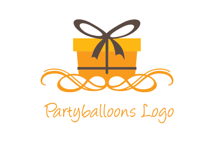 elegant gift box logo