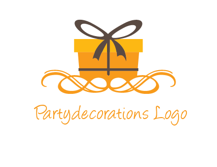 elegant gift box logo