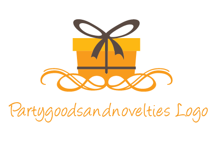 elegant gift box logo