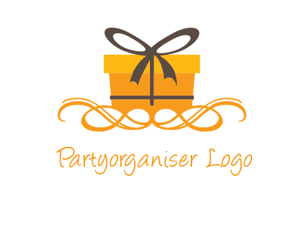 elegant gift box logo