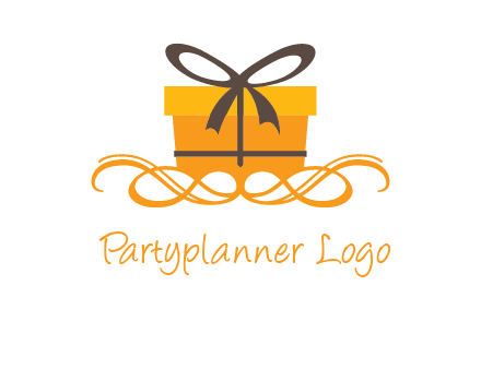 elegant gift box logo