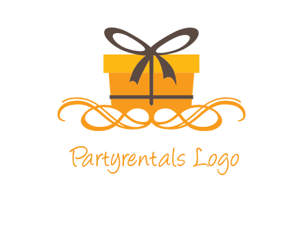 elegant gift box logo