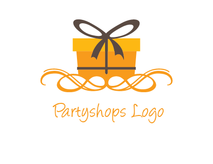 elegant gift box logo