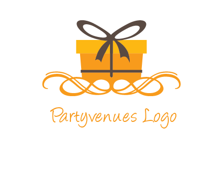 elegant gift box logo
