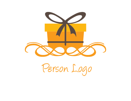 elegant gift box logo