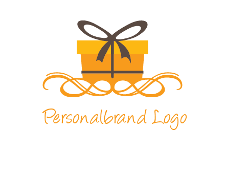 elegant gift box logo