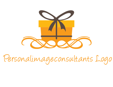 elegant gift box logo